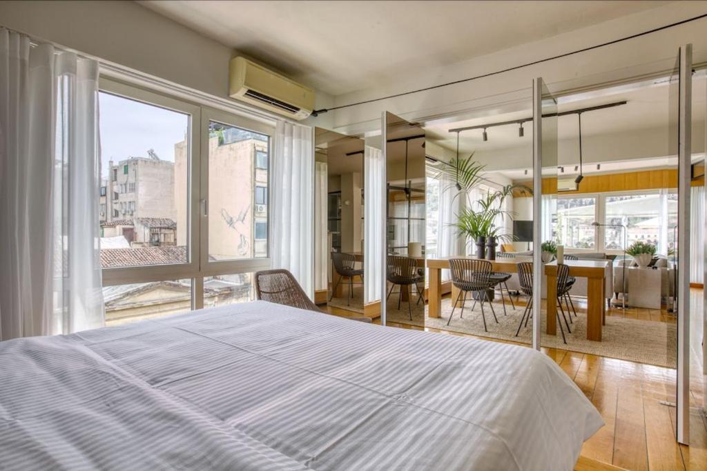 Apartamento Sunny Luxury Loft,Stunning Acropolis View, Jacuzzi Atenas Exterior foto