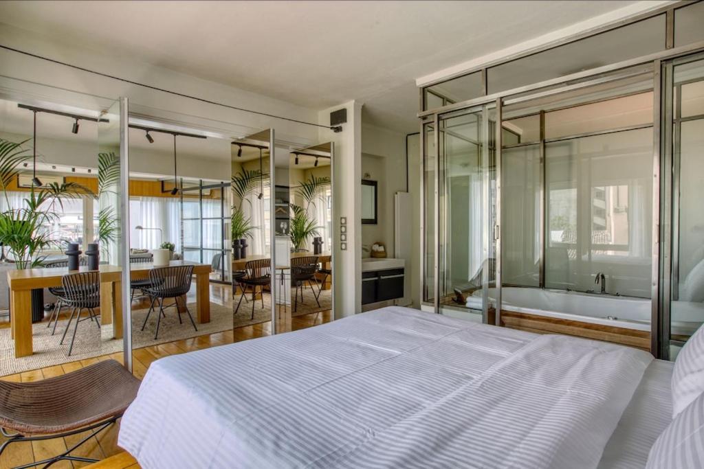 Apartamento Sunny Luxury Loft,Stunning Acropolis View, Jacuzzi Atenas Exterior foto