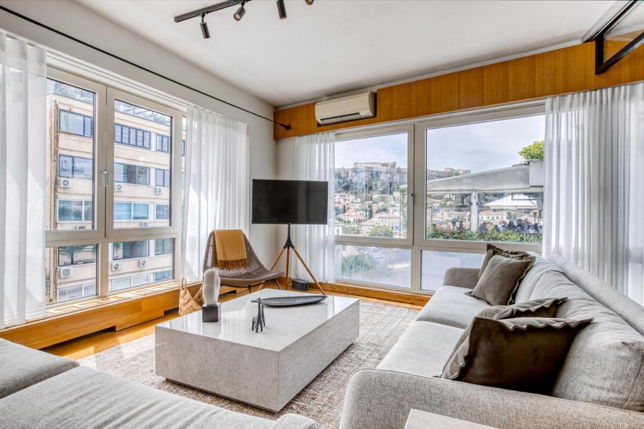 Apartamento Sunny Luxury Loft,Stunning Acropolis View, Jacuzzi Atenas Exterior foto